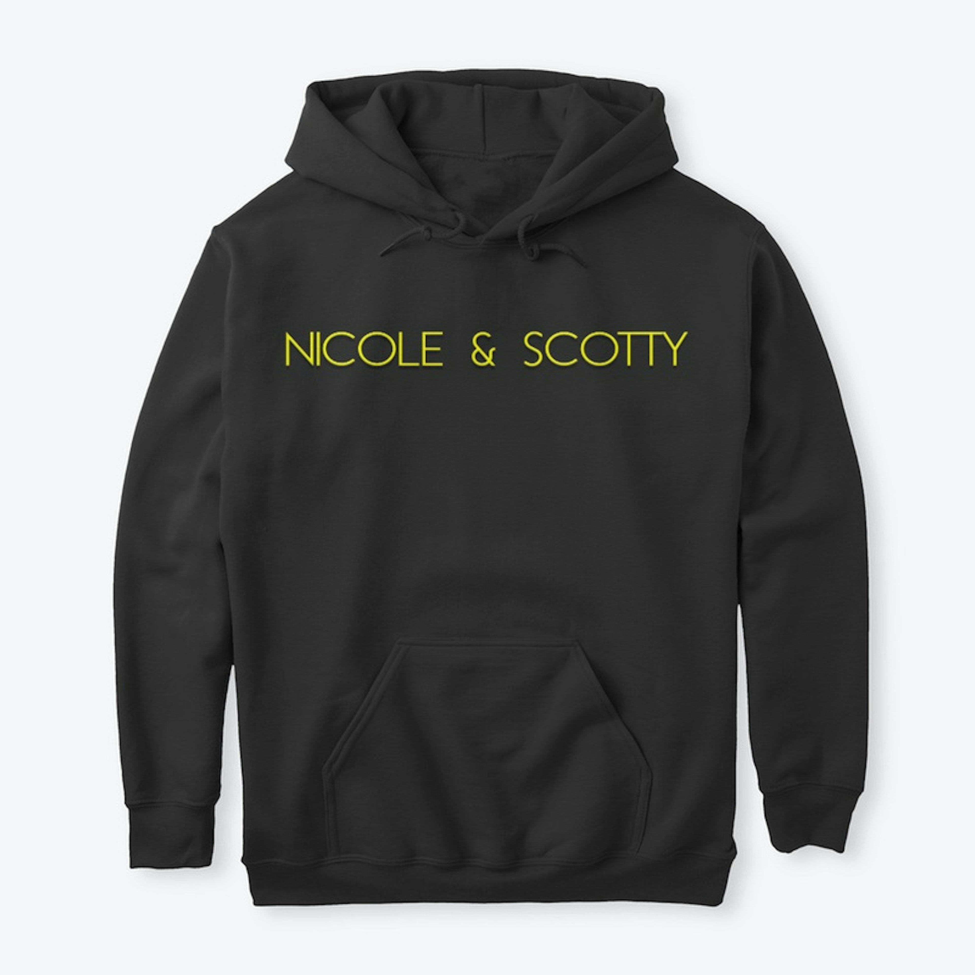 Nicole & Scotty Logo Black Hoodie