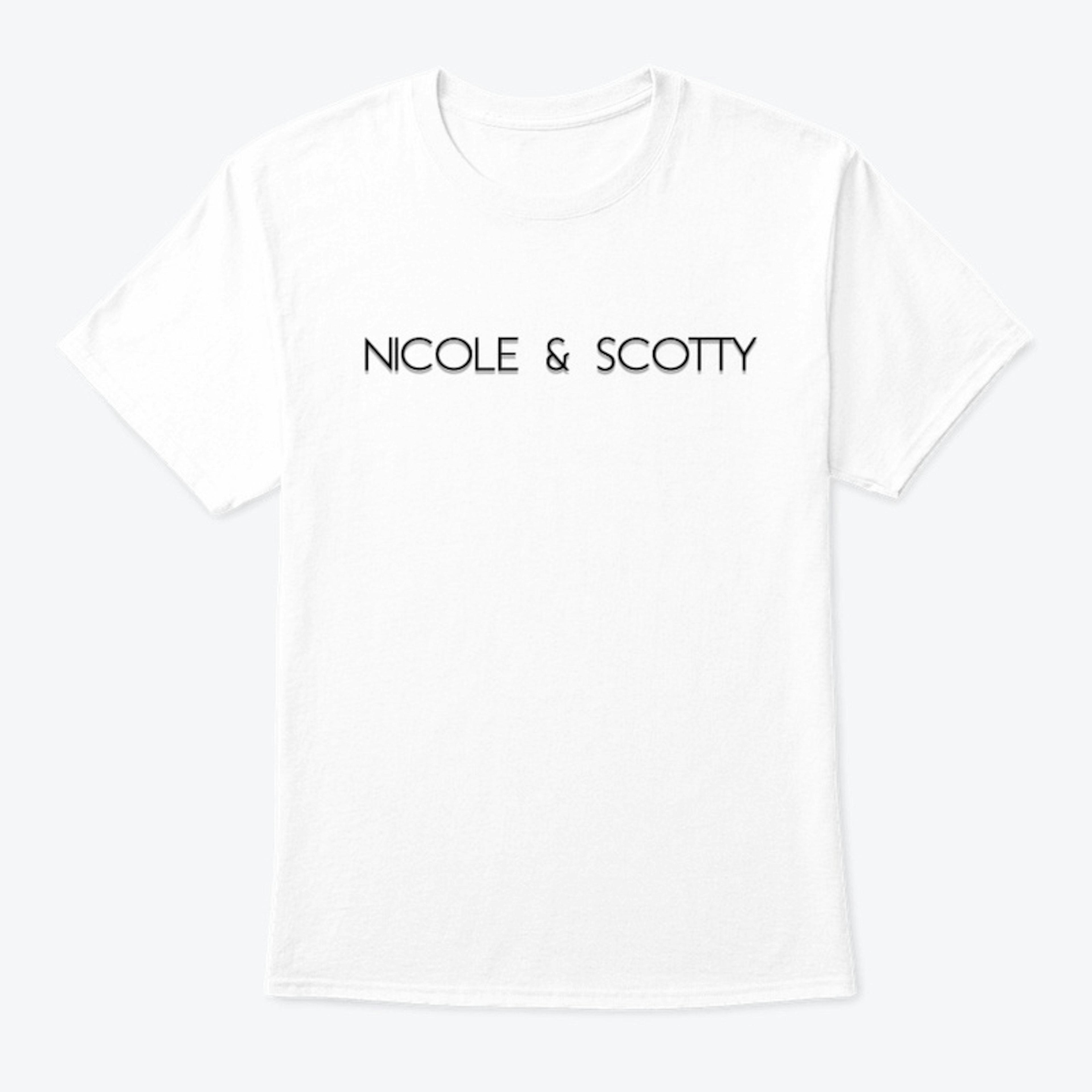Nicole & Scotty Logo White Tee
